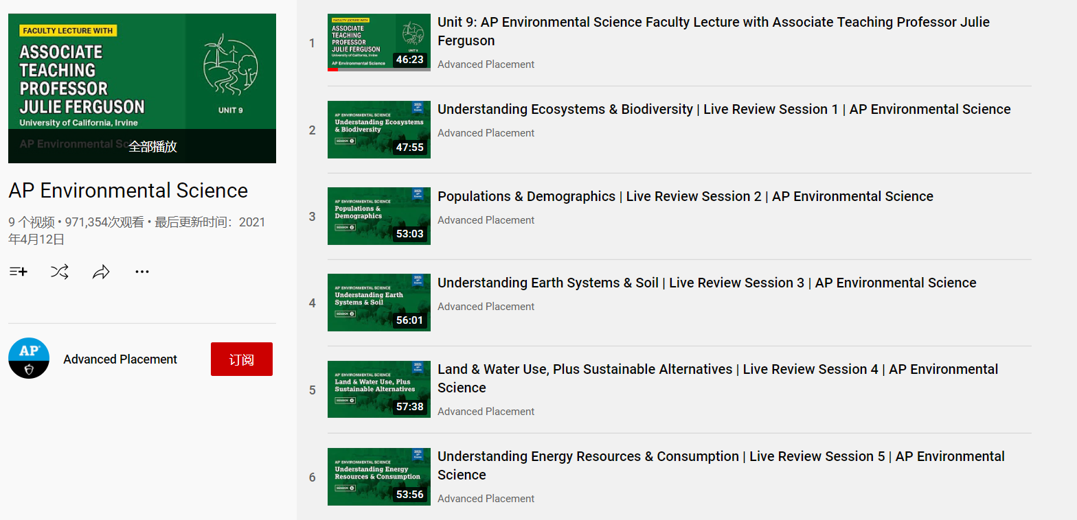 AP环境科学5分备考经验分享：看我如何白嫖CB免费资源，自学获得环境科学5分！