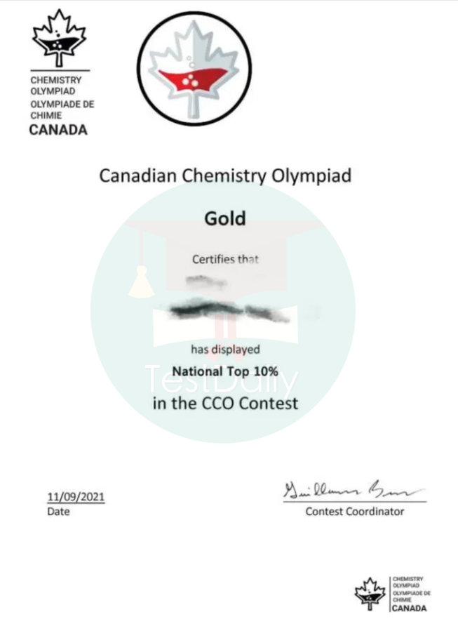 CCC/CCO加拿大化学竞赛如何备赛？报名及竞赛时间/竞赛题目/金奖备考经验|附赠CCO真题备考资料！